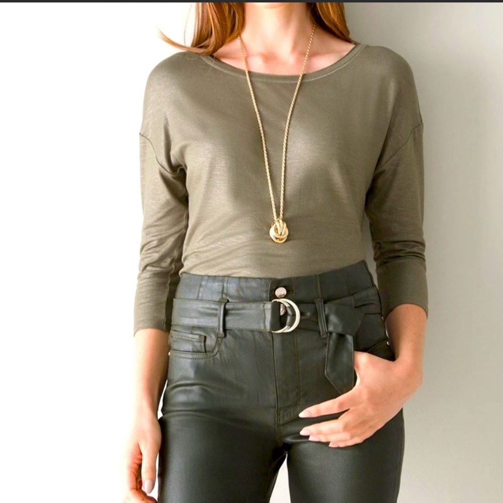 NWT WHBM Dolman Sleeve Top